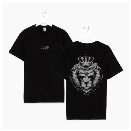 фото Футболка kaftan, размер 56, черный