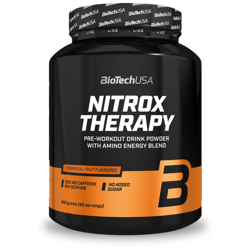 Предтренировочный комплекс BioTechUSA Nitrox Therapy тропические фрукты 680 г