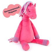 Мягкая плюшевая игрушка Мэджик Конь из Плюшвиля, JUNION, 70х25, цвет розовый