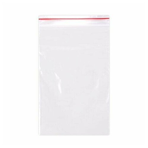 Пакеты ZIP LOCK "зиплок" прочные, комплект 100 шт, 15х20 cм, ПВД, 60 мкм, BRAUBERG EXTRA, 608172