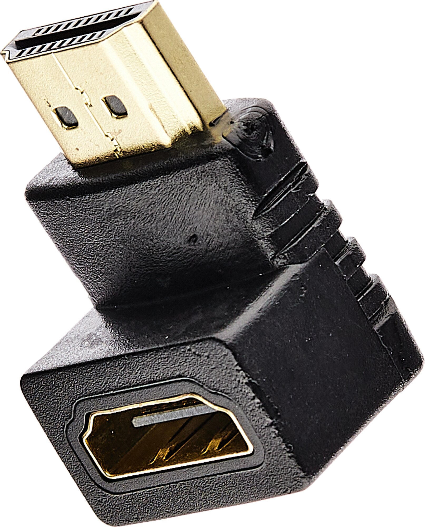 Greenconnect Переходник HDMI-HDMI 19M / 19F верхний угол, GCR-CV304