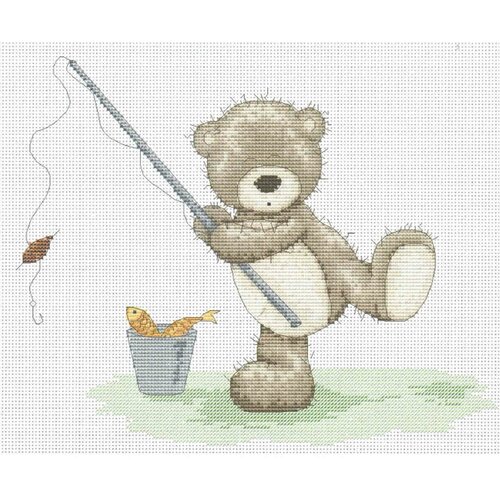 набор для вышивания медвежонок бруно luca s 13 x 18 см luca s b1040 Набор для вышивания Медвежонок Бруно , Luca-S LUCA-S B1022