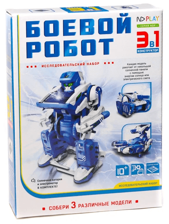 ND Play Конструктор Боевой робот 3 в 1 NDP-010