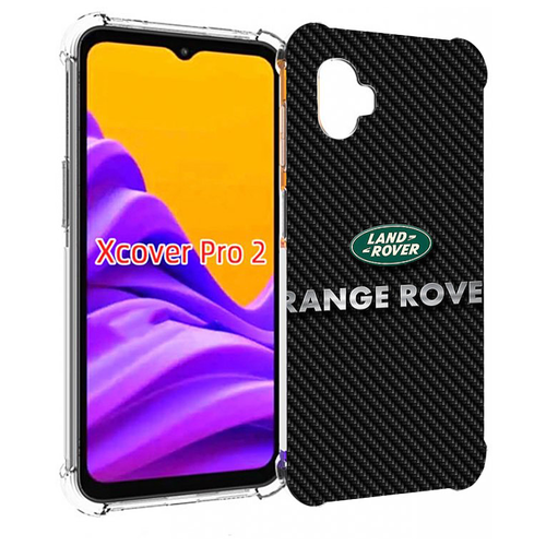 Чехол MyPads land rover ленд ровер 2 для Samsung Galaxy Xcover Pro 2 задняя-панель-накладка-бампер