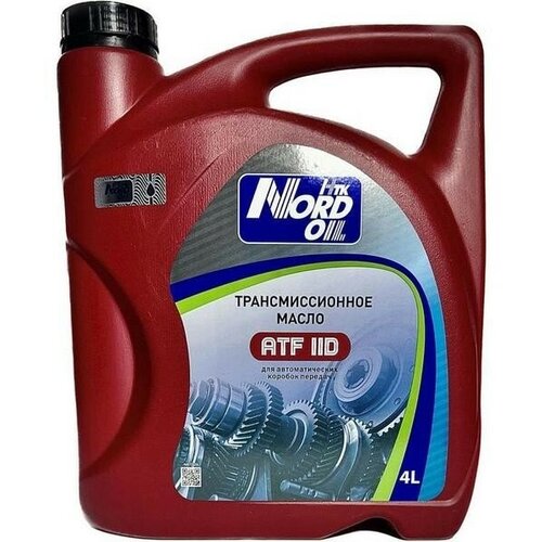 NORD OIL Масло трансмиссионное NORD OIL АТF IID (4л) NRT029