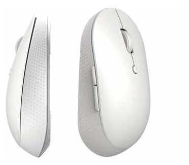 Xiaomi Беспроводная бесшумная мышь с двойным подключением Xiaomi Mi Mouse Silent Edition Dual Mode Белый WXSMSBMW02