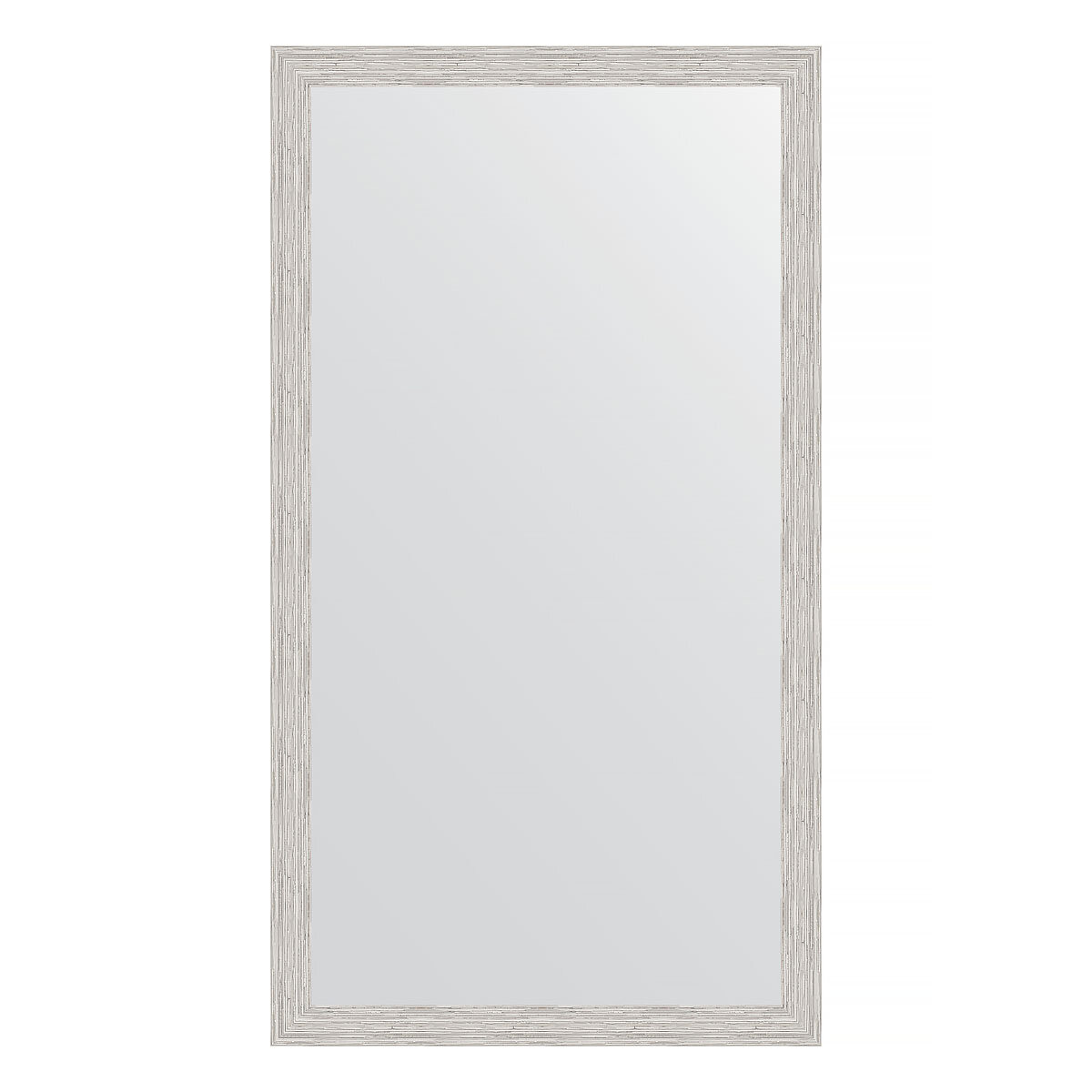 Зеркало настенное EVOFORM в багетной раме серебряный дождь, 61х111 см, для гостиной, прихожей, кабинета, спальни и ванной комнаты, BY 3197