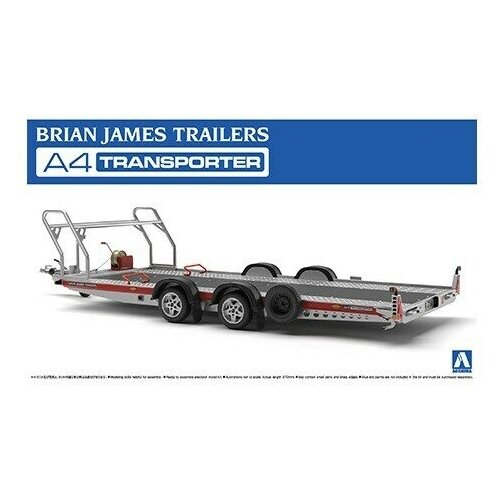 Aoshima Сборная модель Brian James Trailers A4 Transporter, 1/24