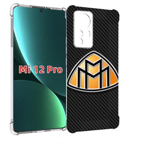 Чехол MyPads майбах maybach для Xiaomi 12S Pro задняя-панель-накладка-бампер