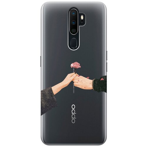 Силиконовый чехол с принтом Hands для Oppo A5 (2020) / A9 (2020) / Оппо А5 2020 / А9 2020