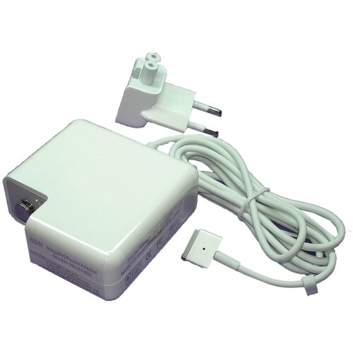 Блок питания (сетевой адаптер) OEM для ноутбуков Apple 16.5V 3.65A 60W MagSafe2 T-shape REPLACEMENT