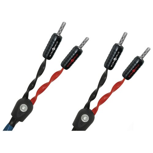 фото Кабель акустический с катушки двухжильный wireworld oasis 8 banana single-wire 2.0m
