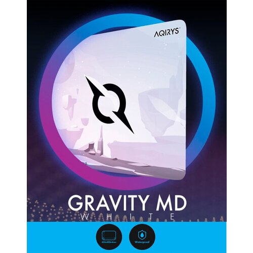 Игровой коврик AQIRYS Gravity White Medium (MD) пюпитр gravity ns 411 white