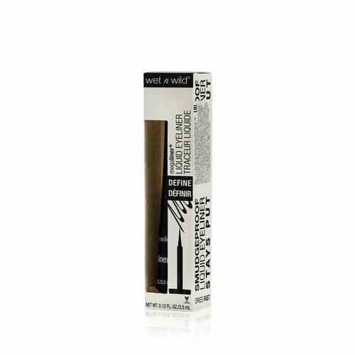 Wet n Wild Подводка для глаз Megaliner Liquid Eyeliner Traceur Liquide, оттенок black noir