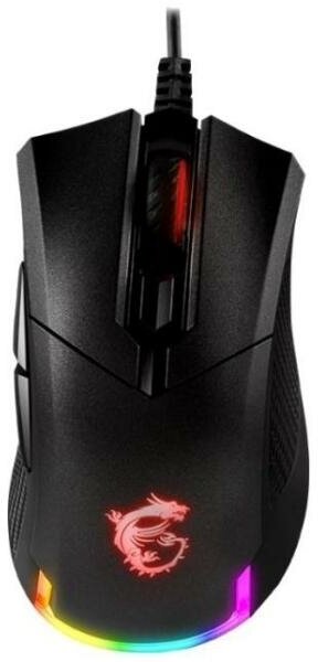 Мышь MSI Clutch GM50 черный оптическая (7200dpi) USB2.0 (6but)