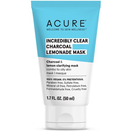 Acure Маска для лица с Древесным углем и Лимоном 50 мл