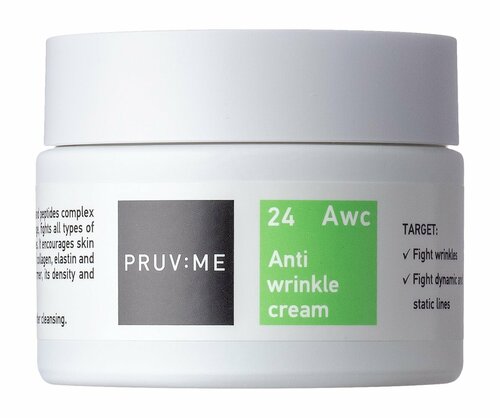 Крем для лица с пептидным комплексом против морщин PRUV: ME Awc 24 Anti-Wrinkle Cream