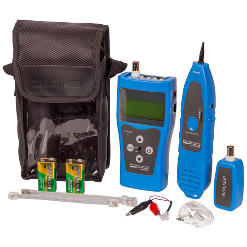 Кабельный тестер цифровой Lanmaster LAN-PRO-L/TPK-N 2kt 2172 2171 2072 lan tester rj45 crimping pliers lan network repair tool kit cable tester and plier crimp crimper clamp