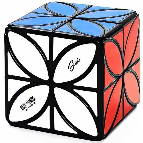 Кубик рубика QiYi MoFangGe Clover Cube Plus / Головоломка / Черный пластик головоломка qiyi mofangge clover cube кловер color