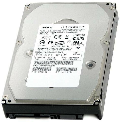 Жесткий диск Hitachi SAS Ultrastar 15K300 300Gb (U300/15K/16Mb/3,5") 0B22132