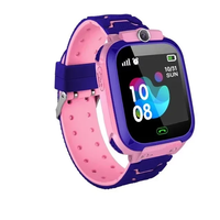 Детские умные часы Smart Baby Watch Q12, розовый/фиолетовый