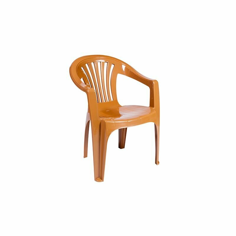 Кресло элластик-пласт пластиковое Эфес (коричневый) - фотография № 2