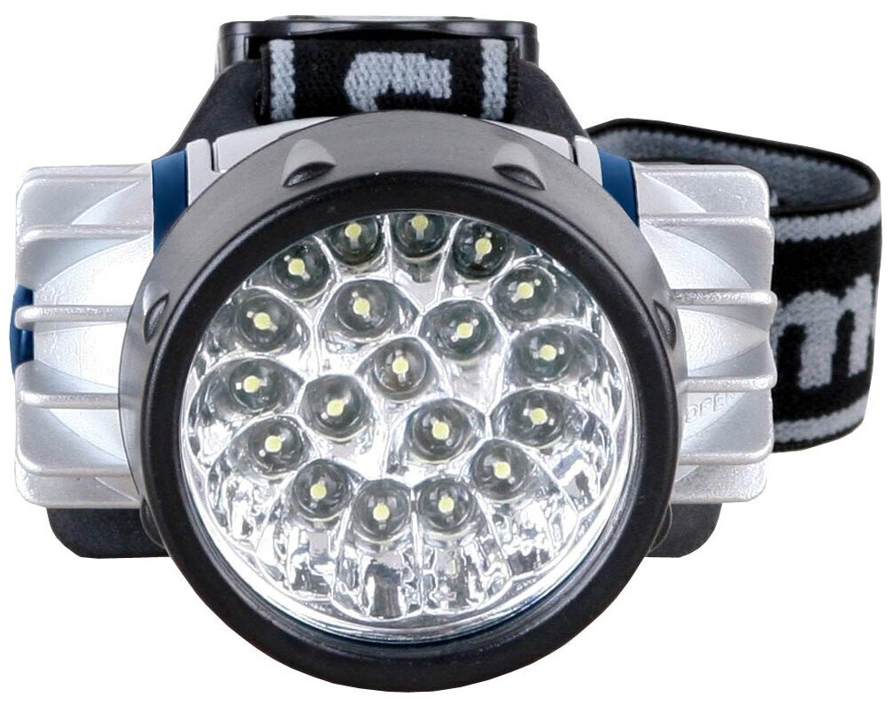 Фонарь налобный LED 5323-19Mx (19 ультра-ярких LED 4 режима; 3хR03 в комплекте; метал.), CAMELION LED5323-19MX (2 шт.)