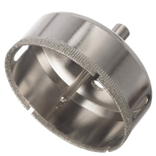 Коронка алмазная 75мм по керамике и кафелю с центрирующим сверлом MKSS