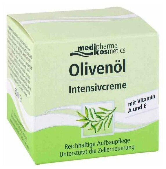 Крем для лица Intensive Olivenol Cosmetics Medipharma/Медифарма банка 50мл