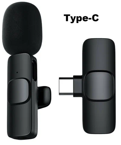 Микрофон петличный Wireless Microphone K8 (Type-c), черный