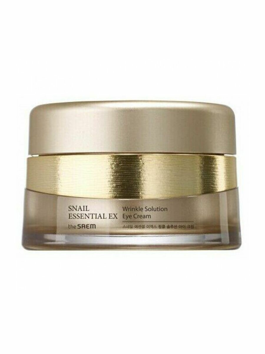 Крем, 30 мл, Snail Essential EX Wrinkle Solution Eye Cream, THE SAEM, 8806164172919