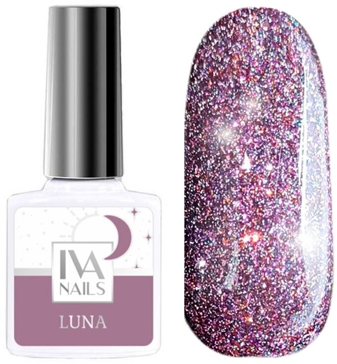 Гель-лак IVA NAILS Luna №4 (Светоотражающий), 8 мл