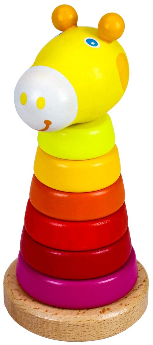 Развивающая игрушка Рыжий кот Жирафик, ИД-7990