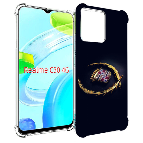 Чехол MyPads кадилак cadillac 2 для Realme C30 4G / Narzo 50i Prime задняя-панель-накладка-бампер