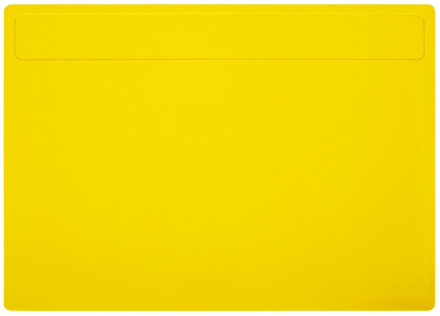 Доска / дощечка / коврик для лепки пластилином А4 280х200 мм, желтая, Brauberg