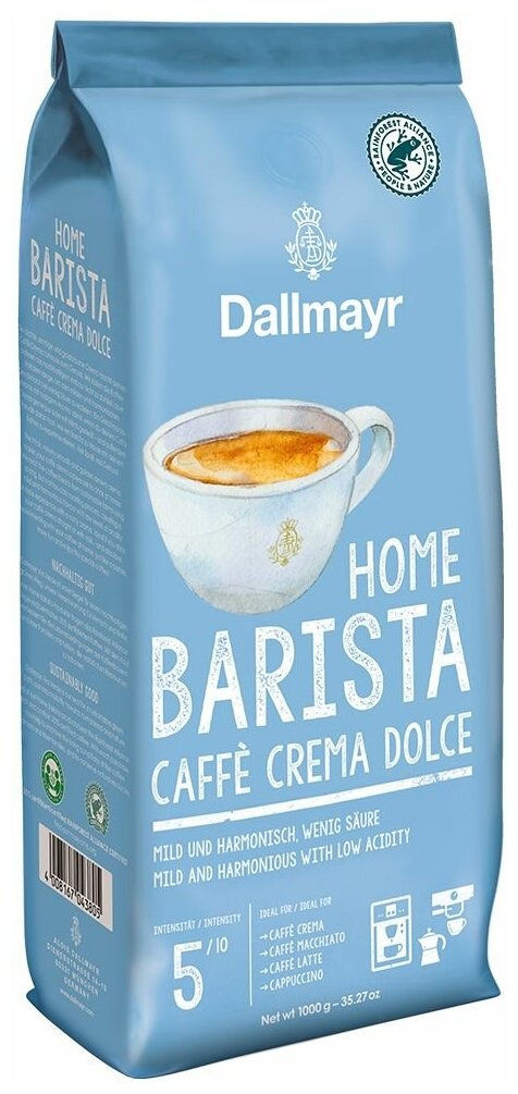 Кофе в зернах Dallmayr Home Barista Crema Dolce, 1 кг - фотография № 3