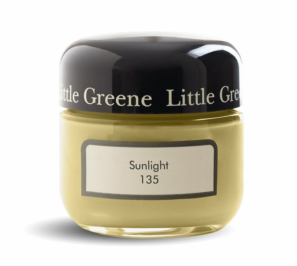 Пробник краски в/э акриловой Little Greene, цвет № 135, SUNLIGHT, 60 мл