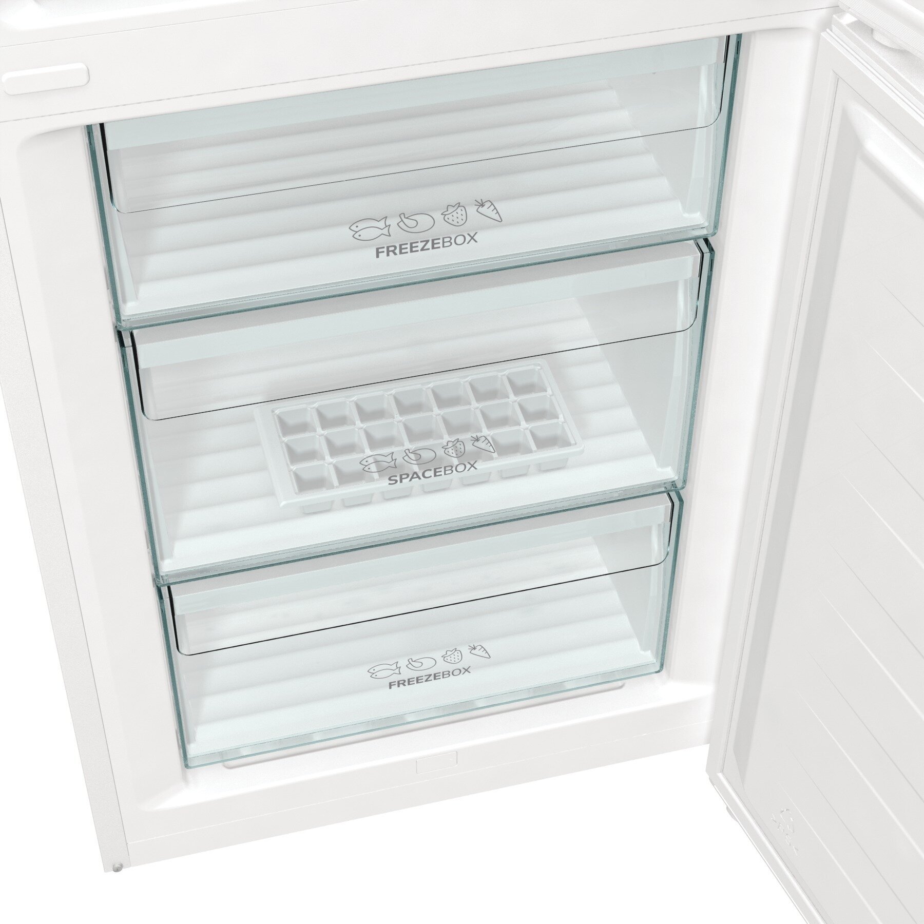 Холодильник GORENJE , двухкамерный, белый - фото №6