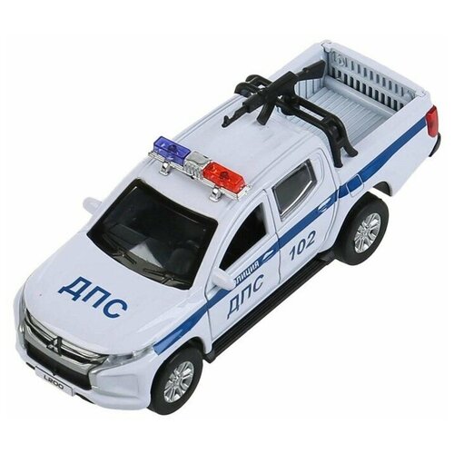 Купить Машина металлическая «Mitsubishi L200 Pickup полиция», 13 см, открываются двери и багажник, Технопарк, белый, male
