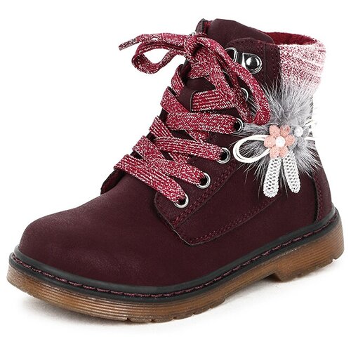 фото Ботинки honey girl, демисезонные, размер 25, красный