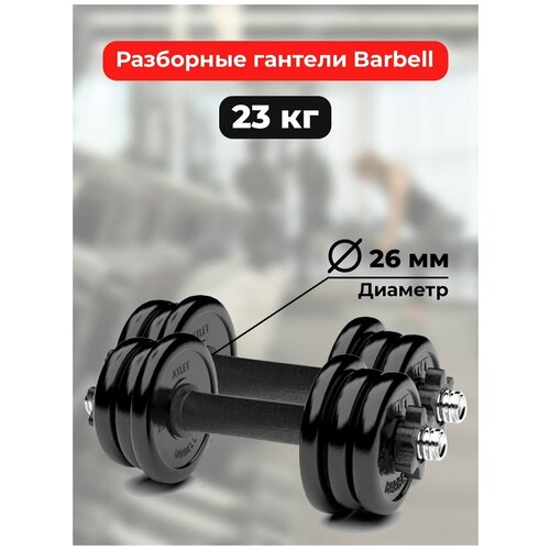 Гантели 11,5 кг - 2шт MB Barbell разборные