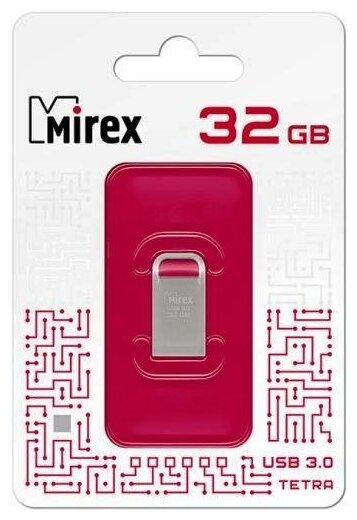 Флешка Mirex Tetra 32Гб usb 3.0 Flash Drive - металлический корпус