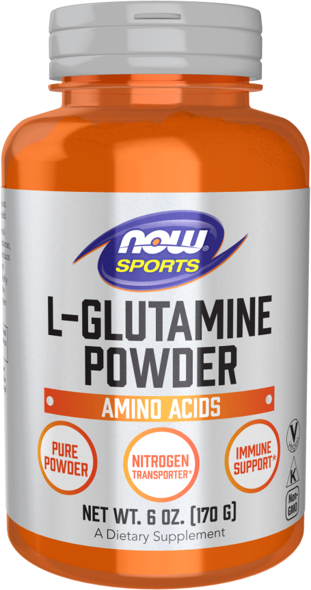 NOW L-Glutamine Powder (L-глютаминовый порошок) 170 г