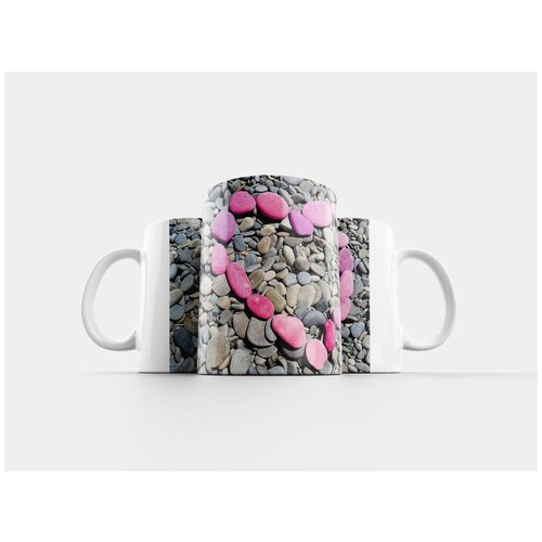 фото Кружка "сердце, розовый, камни" 320 мл lotsprints