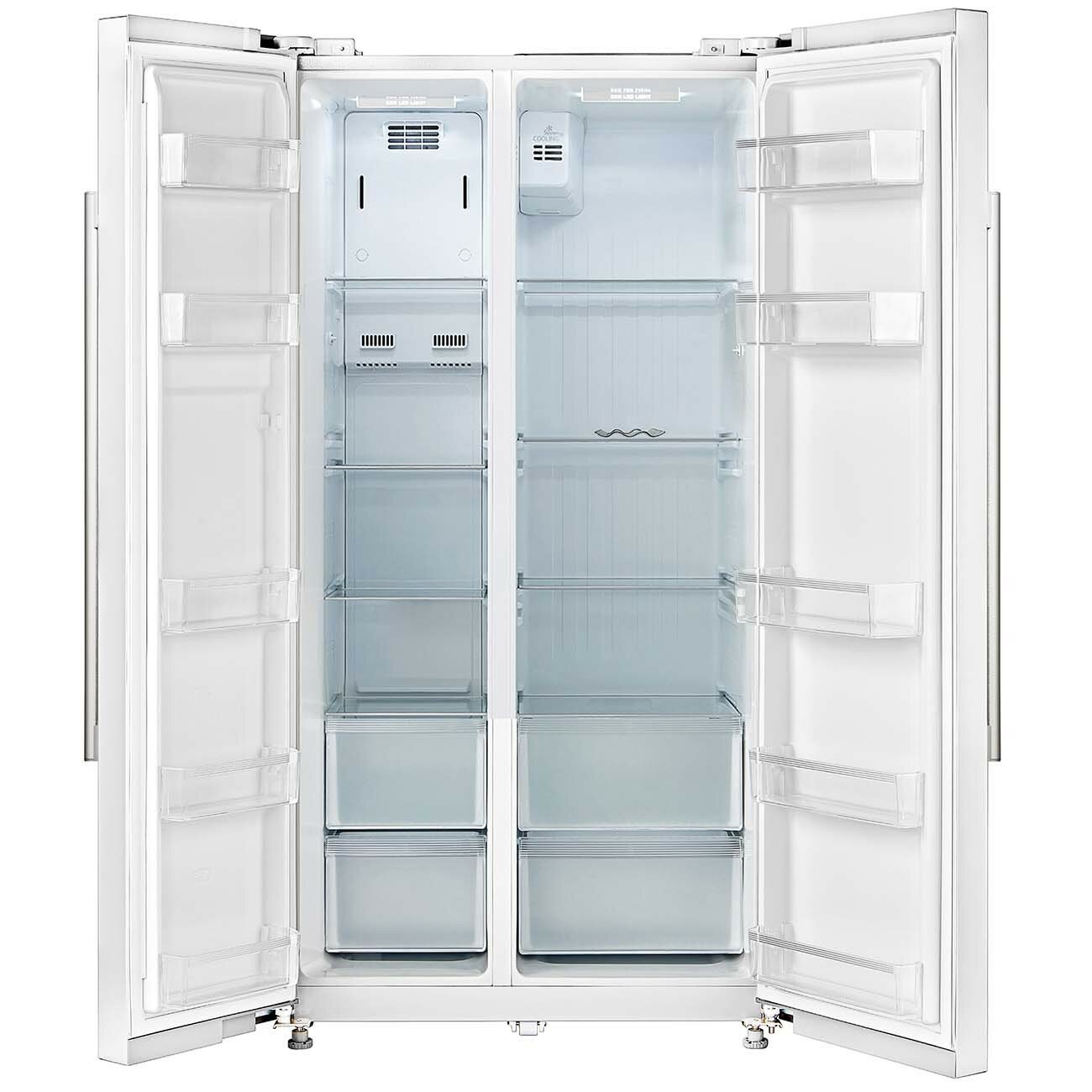 Холодильник (Side- by- Side) Midea MRS518SNW1 - фотография № 4