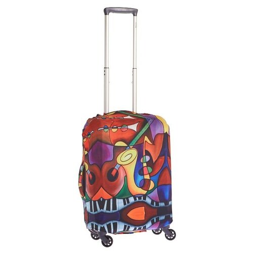 Чехол для чемодана BestBags, 40 л, размер S, мультиколор чемодан bestbags 40 л размер s зеленый