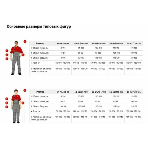 ООО Комус Костюм сварщика брезент+спилок кур/брюки модель КС09 р.52-54 182-188 1021416