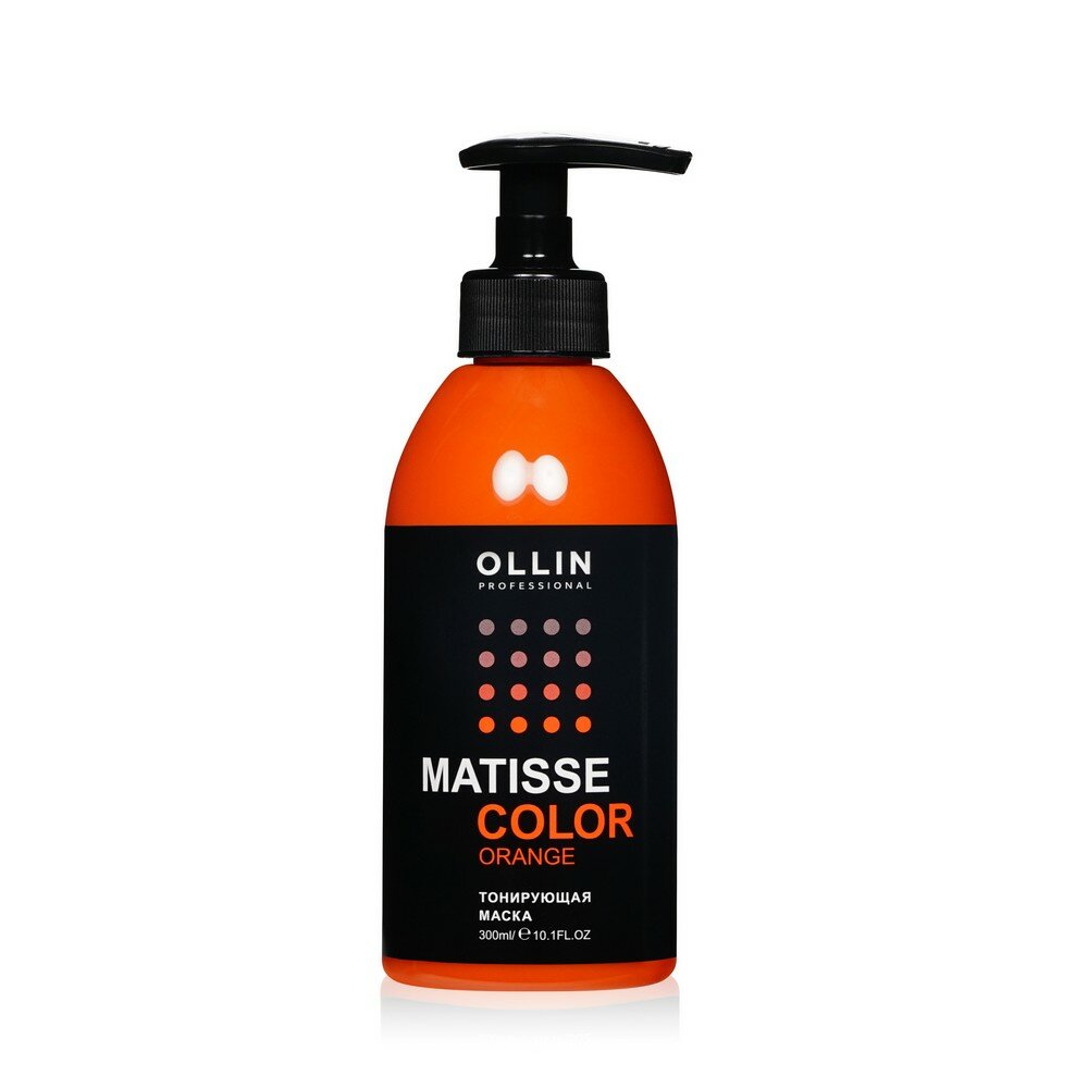 OLLIN Professional Matisse Color Orange Маска для волос тонирующая, 326 г, 300 мл, бутылка