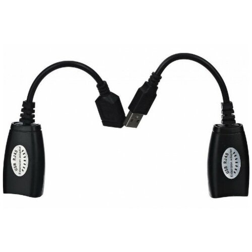 USB A -> A Vcom CU824 переходник удлинитель usb по витой паре 1m 2f h60