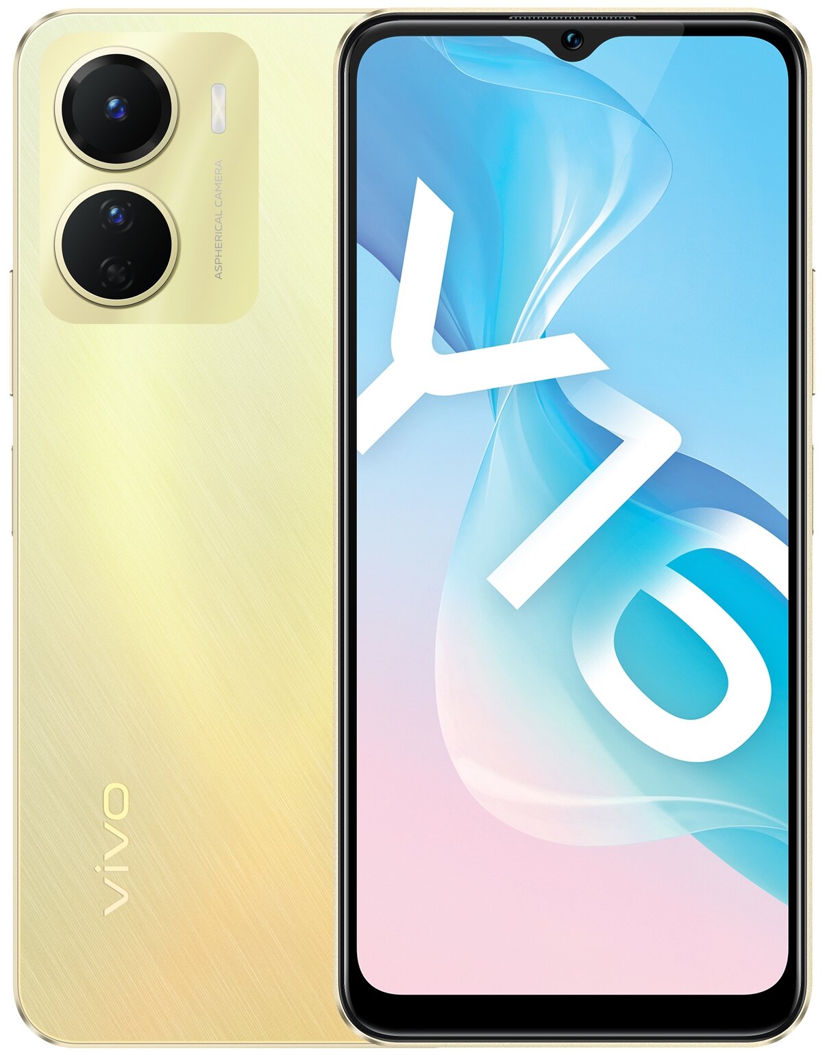 Смартфон VIVO Y16 Drizzling Gold (4+64)